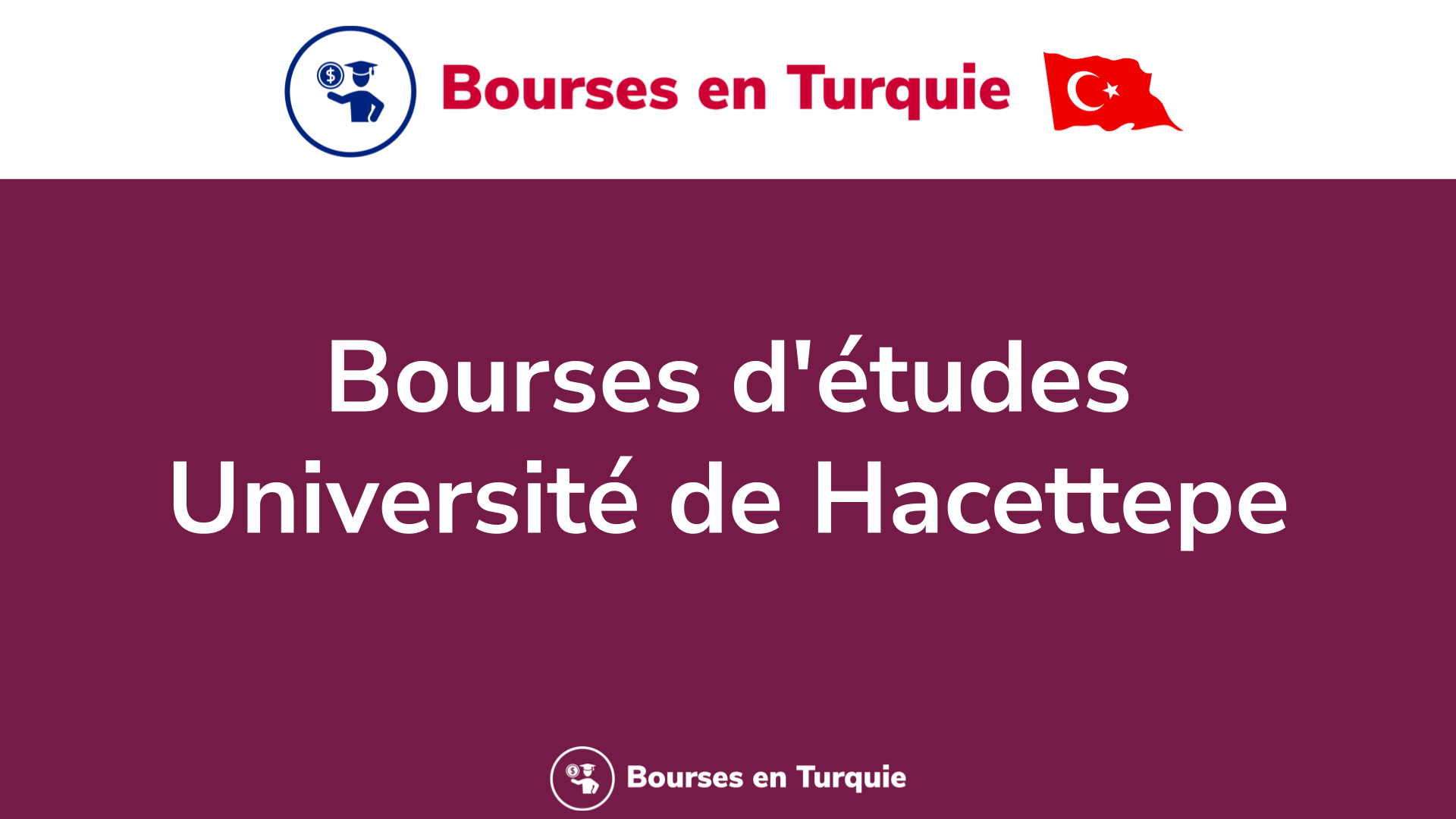Bourses d'études Université de Hacettepe