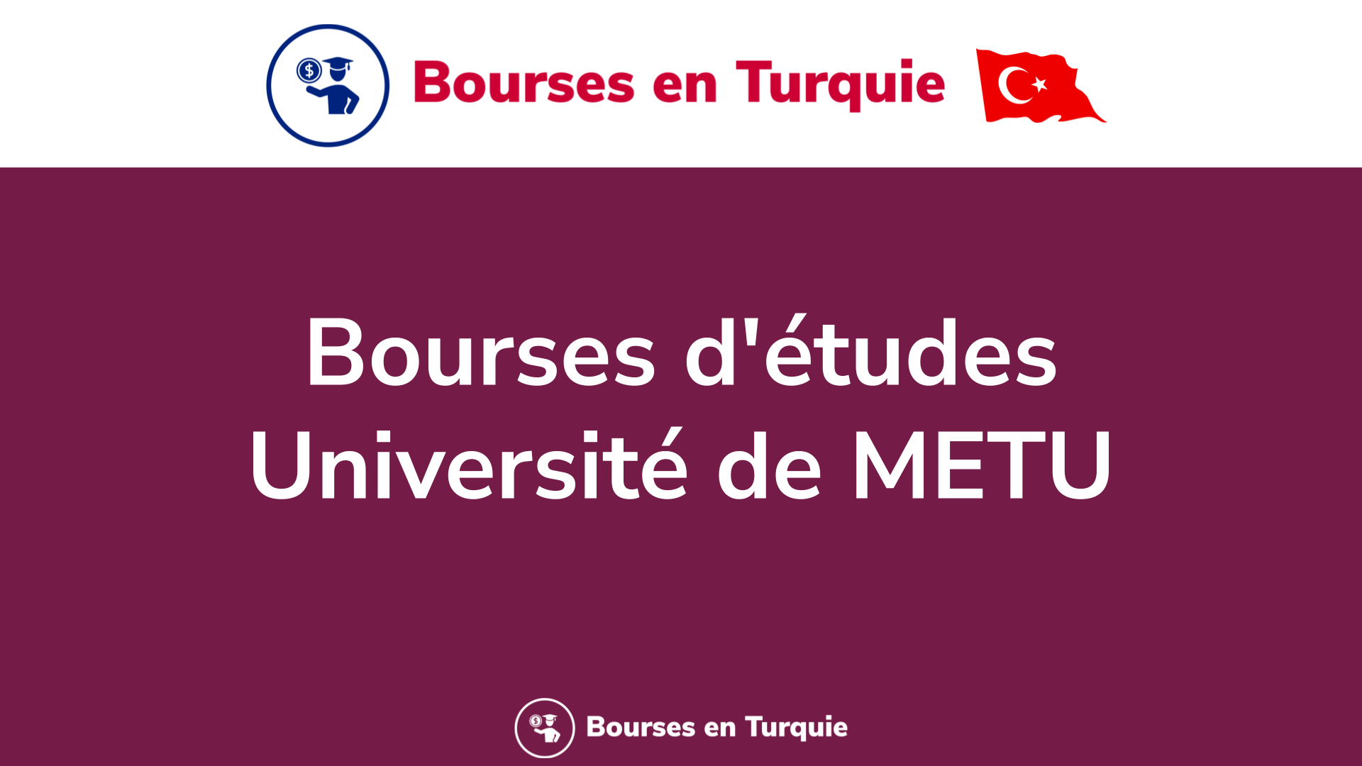 Bourses d'études Université de METU