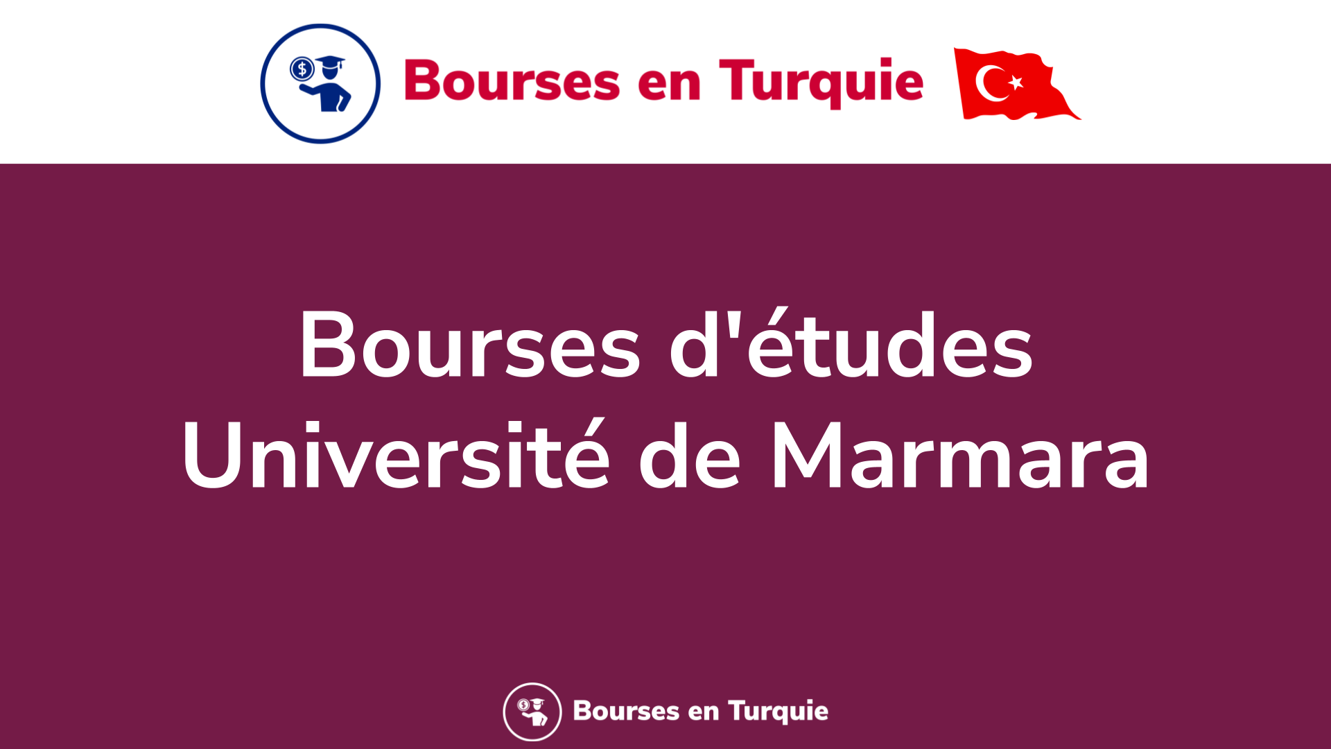 Bourses d’études Université de Marmara